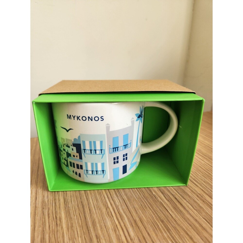 Starbucks You Are Here Collection Mug Mykonos NIB